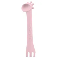 Lingură Kikka Boo Giraffe Pentru fetițe / 4+ luni / Pink