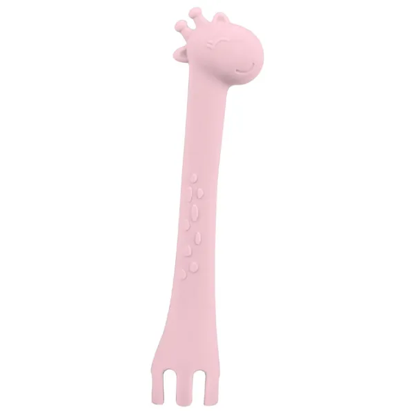 Lingură Kikka Boo Giraffe Pentru fetițe / 4+ luni / Pink photo 2 Lingură Kikka Boo Giraffe Pentru fetițe / 4+ luni / Pink photo 2