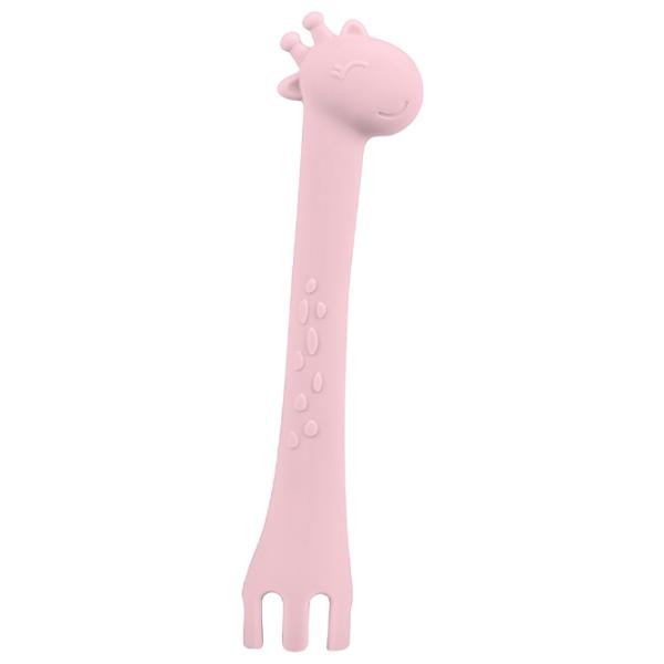 Lingură Kikka Boo Giraffe Pentru fetițe / 4+ luni / Pink photo 2 Lingură Kikka Boo Giraffe Pentru fetițe / 4+ luni / Pink photo 2