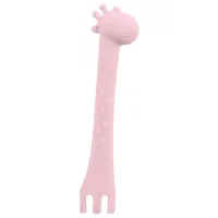 Lingură Kikka Boo Giraffe Pentru fetițe / 4+ luni / Pink photo 2