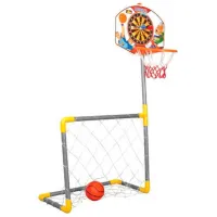 Баскетбольная доска с кольцом Pilsan Set Magic Basketball + Fotbal Разноцветный photo 3