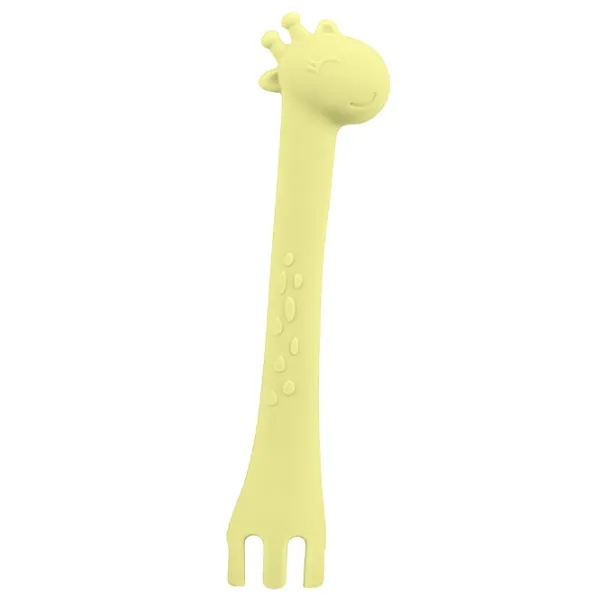 Lingură Kikka Boo Giraffe Unisex / 4+ luni / Yellow photo 2 Lingură Kikka Boo Giraffe Unisex / 4+ luni / Yellow photo 2