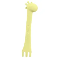 Lingură Kikka Boo Giraffe Unisex / 4+ luni / Yellow photo 2