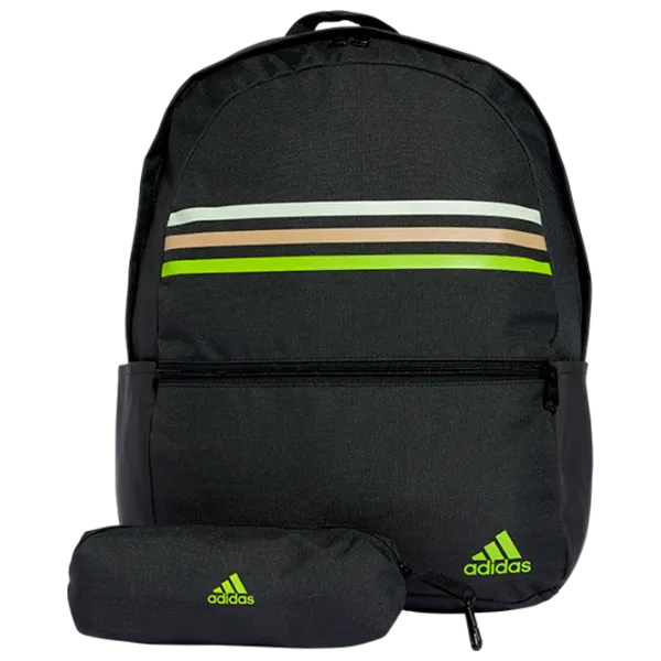 Рюкзак Adidas Classic Horizontal 3-Stripes  / Brown Черный / 27.75л photo 1 Рюкзак Adidas Classic Horizontal 3-Stripes  / Brown Черный / 27.75л photo 1