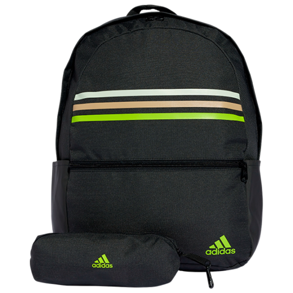 Рюкзак Adidas Classic Horizontal 3-Stripes  / Brown Черный / 27.75л photo 1 Рюкзак Adidas Classic Horizontal 3-Stripes  / Brown Черный / 27.75л photo 1