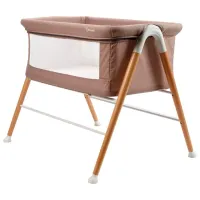 Pat pentru copii BabyGo Goodnight 0 luni - 3 ani / Beige photo 2