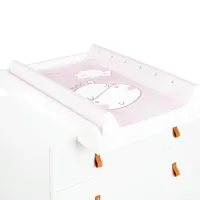 Saltea de înfăşat Kikka Boo Hippo Dreams Unisex / / Pink photo 3