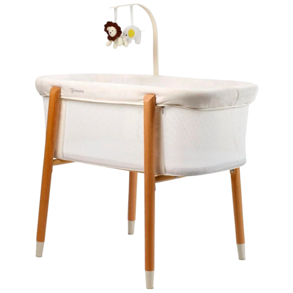 Pat pentru copii BabyGo Sleepgood Mesh 0 luni - 2 ani / White photo 1