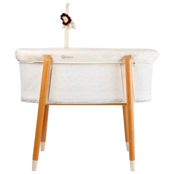 Pat pentru copii BabyGo Sleepgood Mesh 0 luni - 2 ani / White photo 2