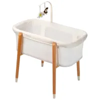 Детская кровать BabyGo Sleepgood Mesh 0 месяцев - 2 года / Белый photo 3