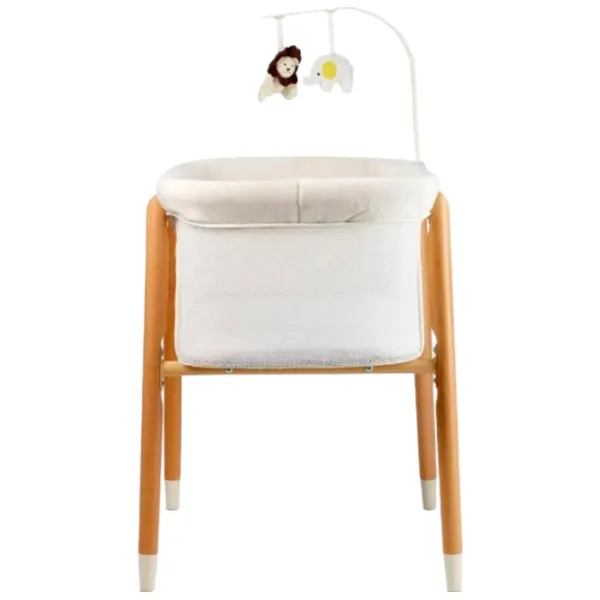 Pat pentru copii BabyGo Sleepgood Mesh 0 luni - 2 ani / White photo 4