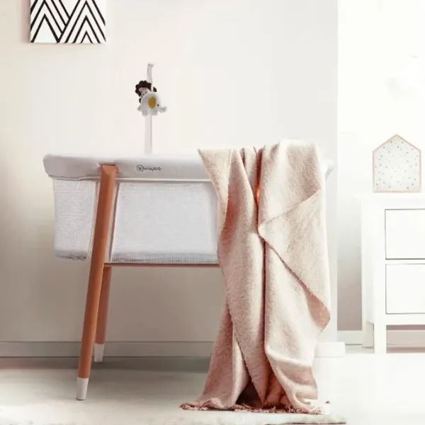 Pat pentru copii BabyGo Sleepgood Mesh 0 luni - 2 ani / White photo 5