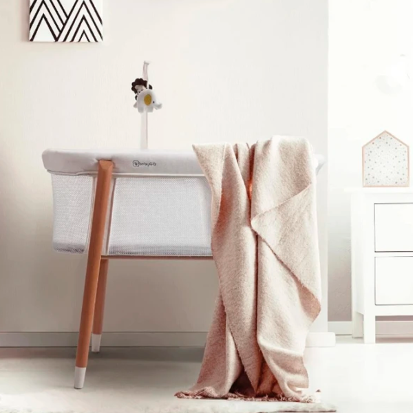 Pat pentru copii BabyGo Sleepgood Mesh 0 luni - 2 ani / White photo 5