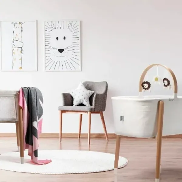 Pat pentru copii BabyGo Sleepgood Mesh 0 luni - 2 ani / White photo 6