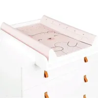 Saltea de înfăşat Kikka Boo Bear With Me Unisex / / Pink photo 2