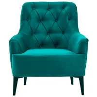 Fotoliu Dogtas Mabel Black Turquoise