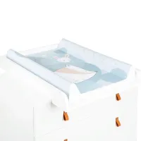 Saltea de înfăşat Kikka Boo Little Fox Unisex / / Blue photo 4