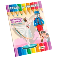 Set de creație Dorința Citesc și colorez Soldățelul de plumb 9789975130905 4+ / Multicolor