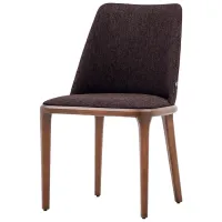 Кухонный стул Dogtas Logan Ткань/ Коричневый Грецкий орех