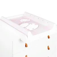 Saltea de înfăşat Kikka Boo Hippo Dreams Unisex / / Pink photo 2