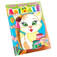 Set de creație Dorința Marea carte de colorat Animale 9789975143530 4+ / Multicolor