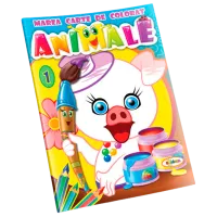 Set de creație Dorința Marea carte de colorat Animale-Profesii 9789975143523 4+ / Multicolor