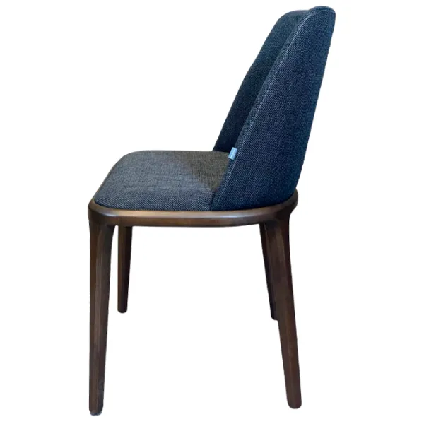 Scaun de bucătărie Dogtas Logan Stofă/ Dark Blue Walnut photo 2