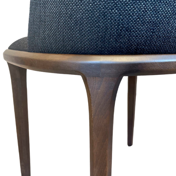 Scaun de bucătărie Dogtas Logan Stofă/ Dark Blue Walnut photo 4