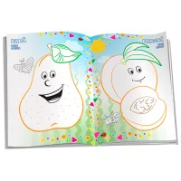 Set de creație Dorința Marea carte de colorat Fructe și legume 9789975143547 4+ / Multicolor photo 2