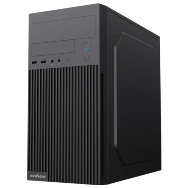 Carcasă Sohoo 6521BK Mid Tower / Black photo 3