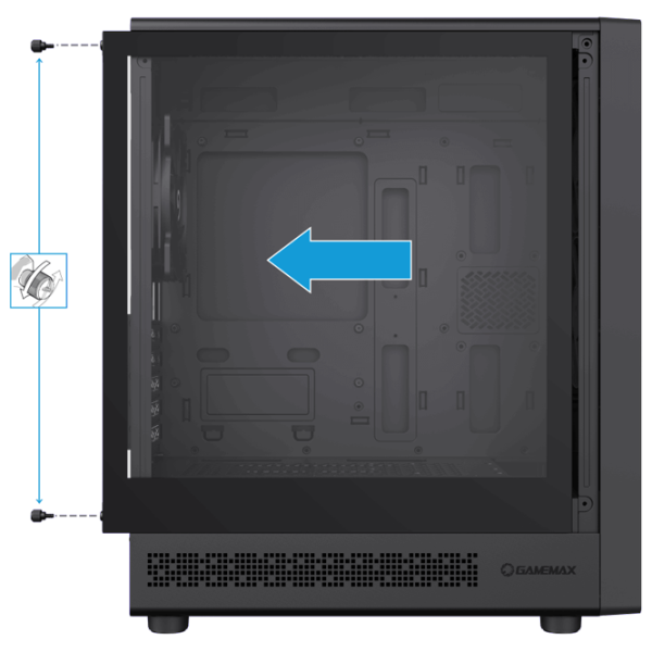 Корпус Gamemax Focus MB Mid Tower / Черный photo 8