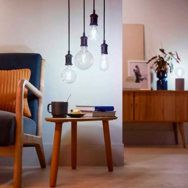 Умная лампочка светодиодная филаментная Philips Globe WIZ 929003018221 E27 / 7 Вт / 6500 К / 806лм / White photo 5 Умная лампочка светодиодная филаментная Philips Globe WIZ 929003018221 E27 / 7 Вт / 6500 К / 806лм / White photo 5