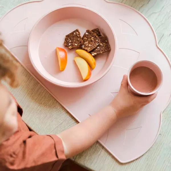 Suport pentru farfurie Bibs Boheme  Pentru fetițe / 6+ luni / Blush Pink photo 2