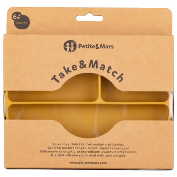 Farfurie Petite&Mars Take&Match Unisex / 6+ luni / Intense Ochre photo 2