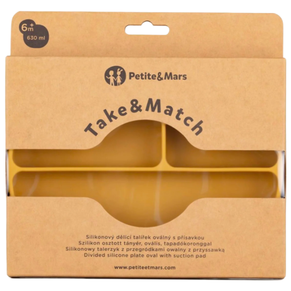 Farfurie Petite&Mars Take&Match Unisex / 6+ luni / Intense Ochre photo 2