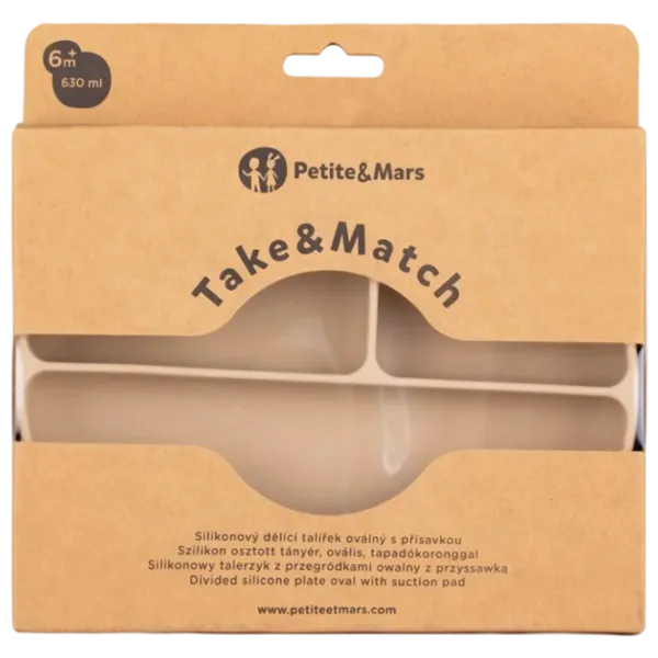 Farfurie Petite&Mars Take&Match Unisex / 6+ luni / Desert Sand photo 2