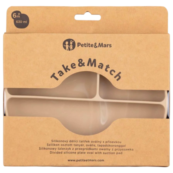 Farfurie Petite&Mars Take&Match Unisex / 6+ luni / Desert Sand photo 2