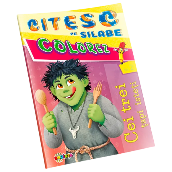 Set de creație Dorința Citesc pe silabe & Colorez Cei trei țapi isteți 9789975156370 4+ / Multicolor photo 1 Set de creație Dorința Citesc pe silabe & Colorez Cei trei țapi isteți 9789975156370 4+ / Multicolor photo 1