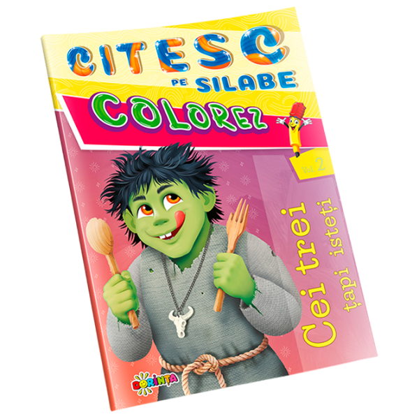 Set de creație Dorința Citesc pe silabe & Colorez Cei trei țapi isteți 9789975156370 4+ / Multicolor photo 1 Set de creație Dorința Citesc pe silabe & Colorez Cei trei țapi isteți 9789975156370 4+ / Multicolor photo 1