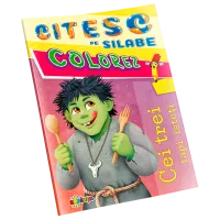 Set de creație Dorința Citesc pe silabe & Colorez Cei trei țapi isteți 9789975156370 4+ / Multicolor