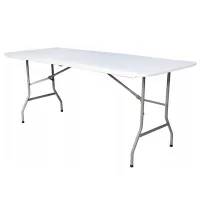 Садовый стол GardenLine ZUM2521  Прямоугольный / Черный Белый