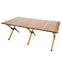 Садовый стол Gotel L71E1  Прямоугольный / Черный Коричневый