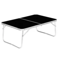 Садовый стол Modern Home GMTA-1011  Прямоугольный / Серебристый Черный