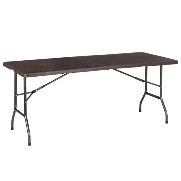 Masă de grădină Modern Home SZK-180B  Dreptunghiular / Black Brown photo 1