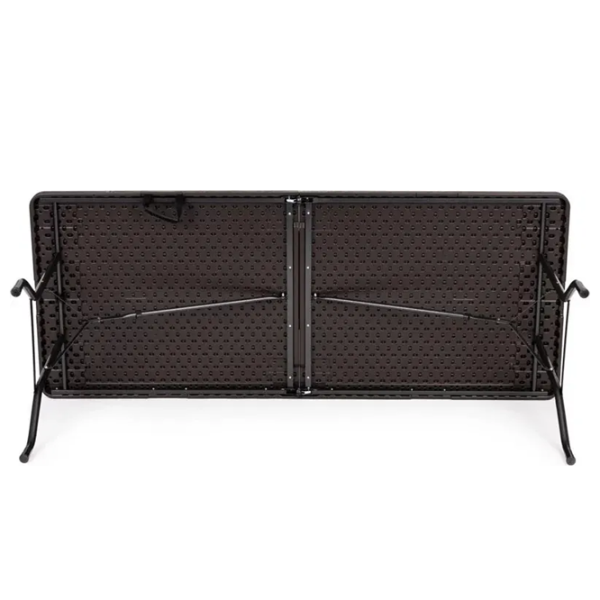 Masă de grădină Modern Home SZK-180B  Dreptunghiular / Black Brown photo 5
