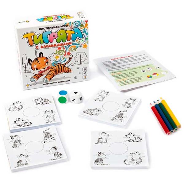Настольная игра Эврикус Тигрята с карандашами 5+/ Развитие photo 2