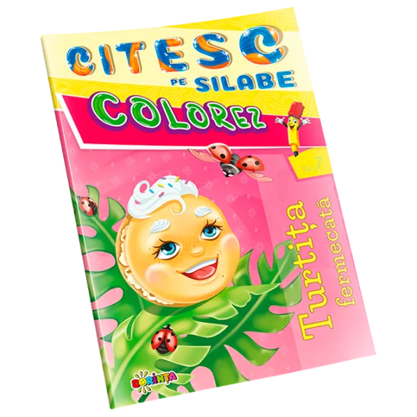 Set de creație Dorința Citesc pe silabe & Colorez Turtița fermecată 9789975156424 4+ / Multicolor photo 1 Set de creație Dorința Citesc pe silabe & Colorez Turtița fermecată 9789975156424 4+ / Multicolor photo 1