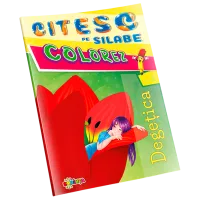 Креативный набор Dorința Citesc pe silabe & Colorez Degețica 9789975156387 4+ / Разноцветный