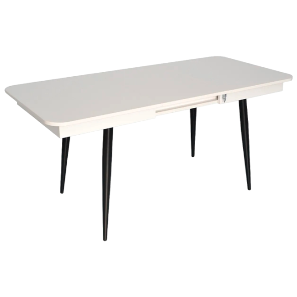 Обеденные стол со стульями Evelin DT 432-1RB+4 (LC-621B-57) Прямоугольная / ДСП / Тёмно-серый photo 2