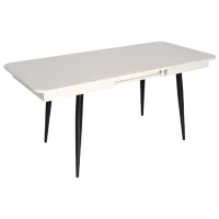 Set masă și scaune Evelin DT 432-1RB+4 (LC-621B-57) Dreptunghiulară / PAL / Dark Gray photo 2